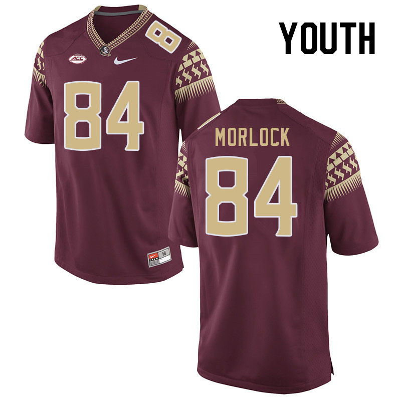 Youth #84 Kyle Morlock Florida State Seminoles College Football Jerseys Stitched-Garnet